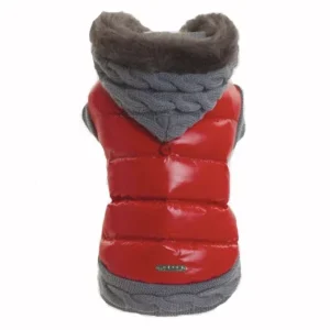 CROCI | Padded Double Mix Jacket in Red
