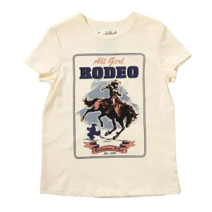 Cruel Denim Girl's Cream All Girl Rodeo Tee Shirt
