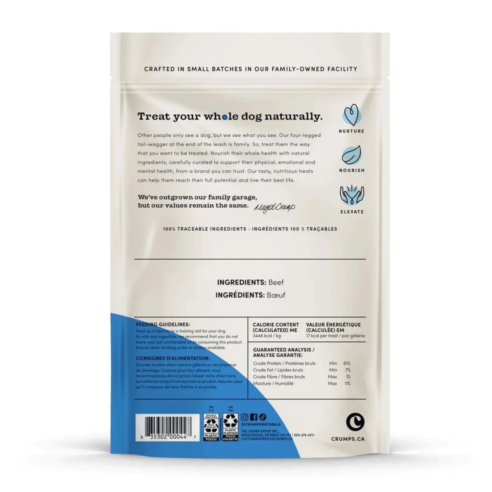 Crumps 2Oz Beef Tendersticks (100% Beef Lung) - Image 2