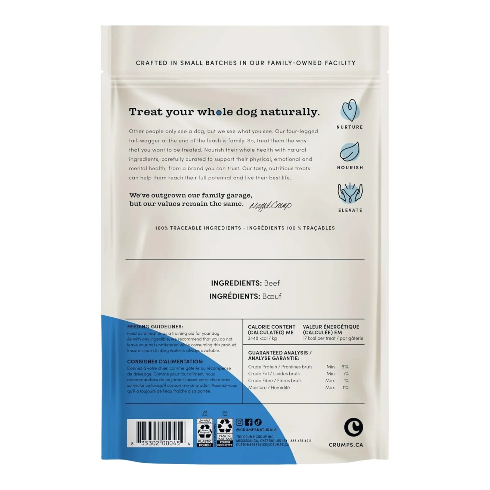 Crumps 4.9Oz Beef Tendersticks (100% Beef Lung) - Image 2