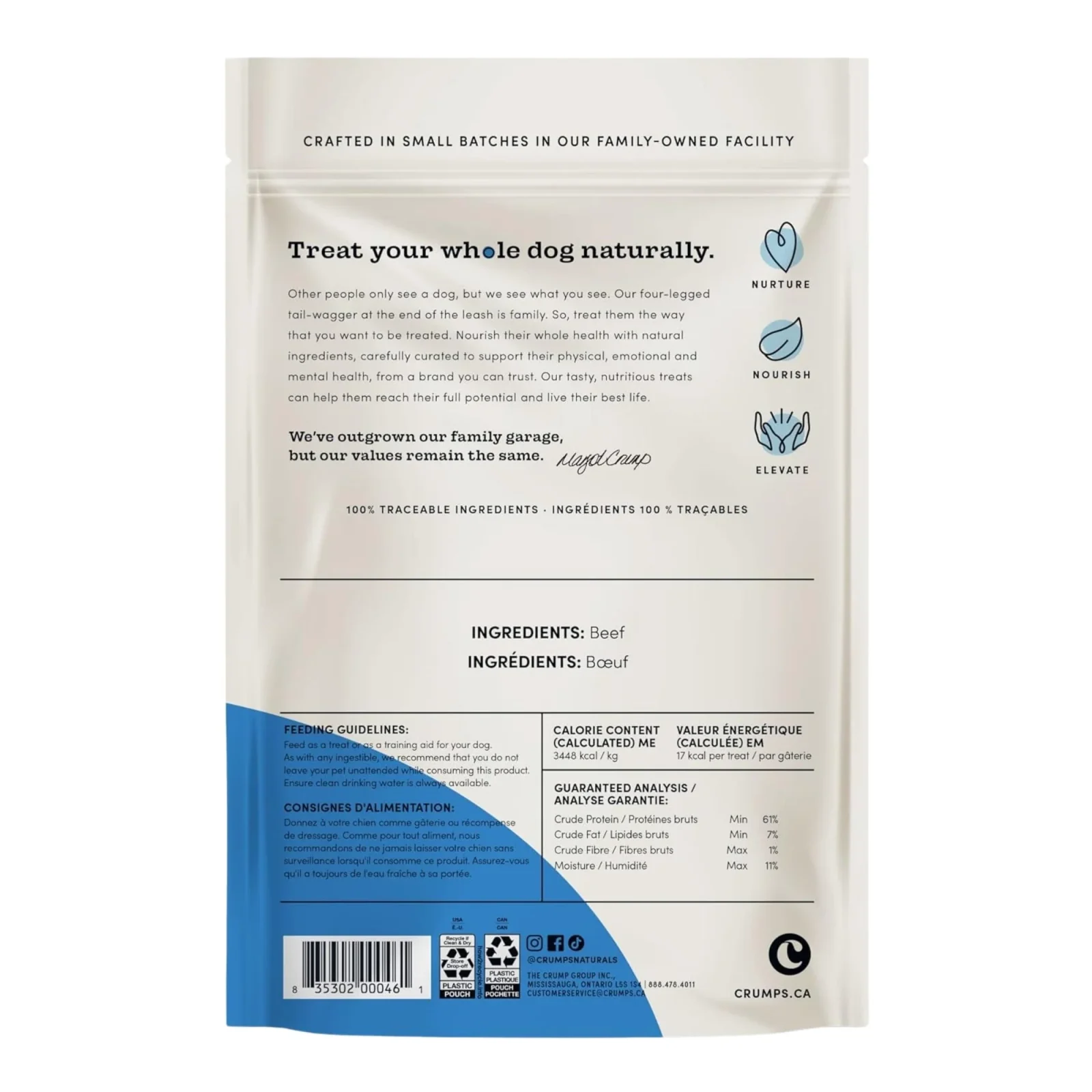 Crumps 8.8Oz Beef Tendersticks (100% Beef Lung) - Image 2