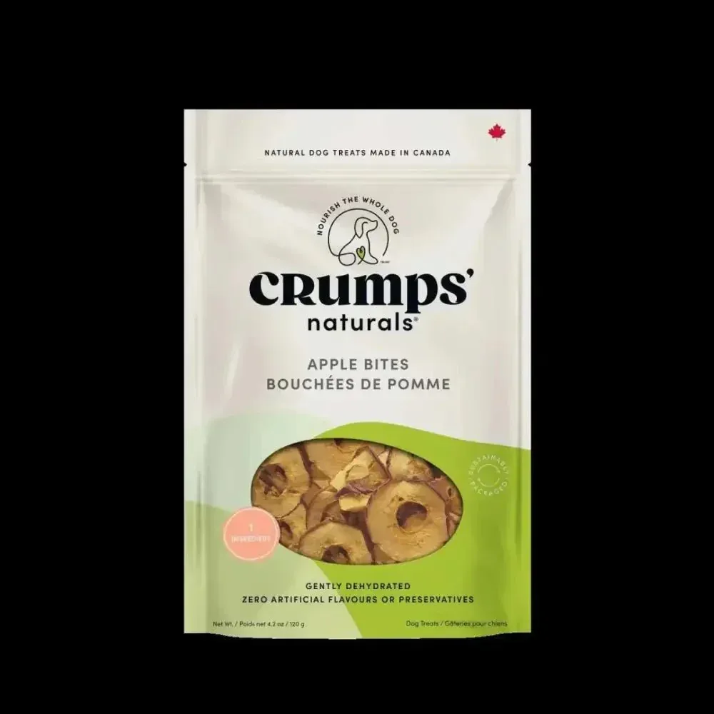 Crumps' Naturals Apple Bites Grain-Free Dog Treats 4.2oz