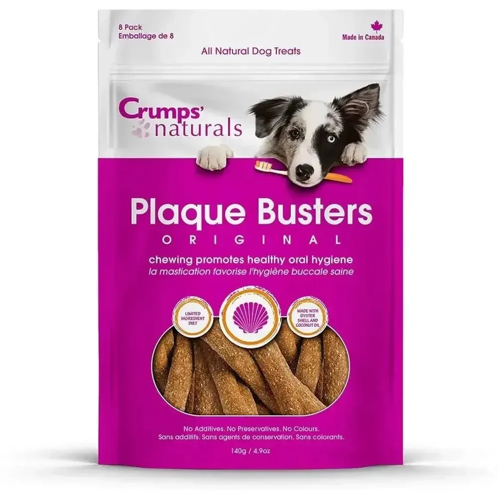 Crumps' Naturals Original Plaque Busters Dental Dog Treats