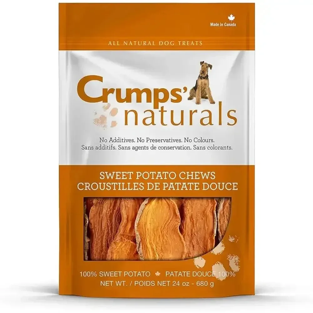 Crumps' Naturals Sweet Potato Chews For Dogs