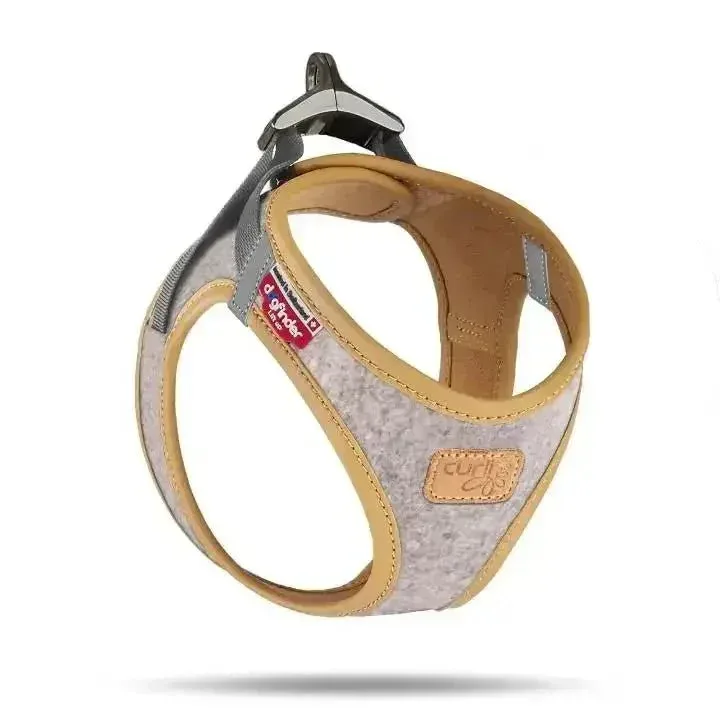 Curli Alpine Clasp Vest Harness in Grey for a Comfortable and Secure Fit
