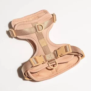 Cushioned Dog Harness in Tan <>