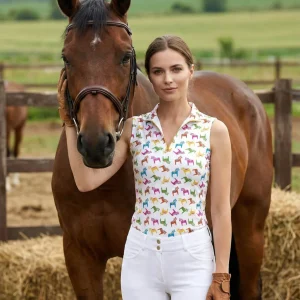 Dancing Equestrian Ladies’ Lucky Dala Sleeveless Sunshirt