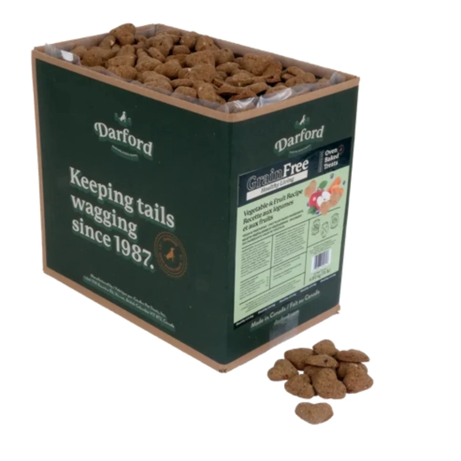 Darford Grain Free Baked Veggie / Fruit Dog Treat 15lb.