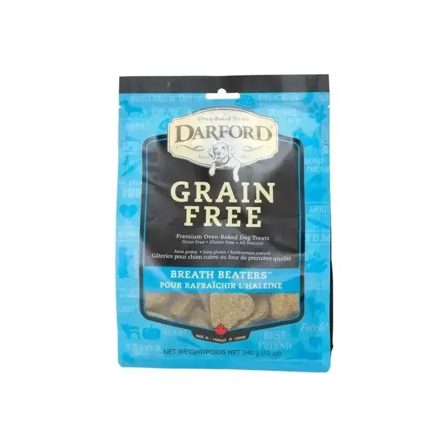 Darford Grain Free Dog Biscuits Breath Beaters 12 oz