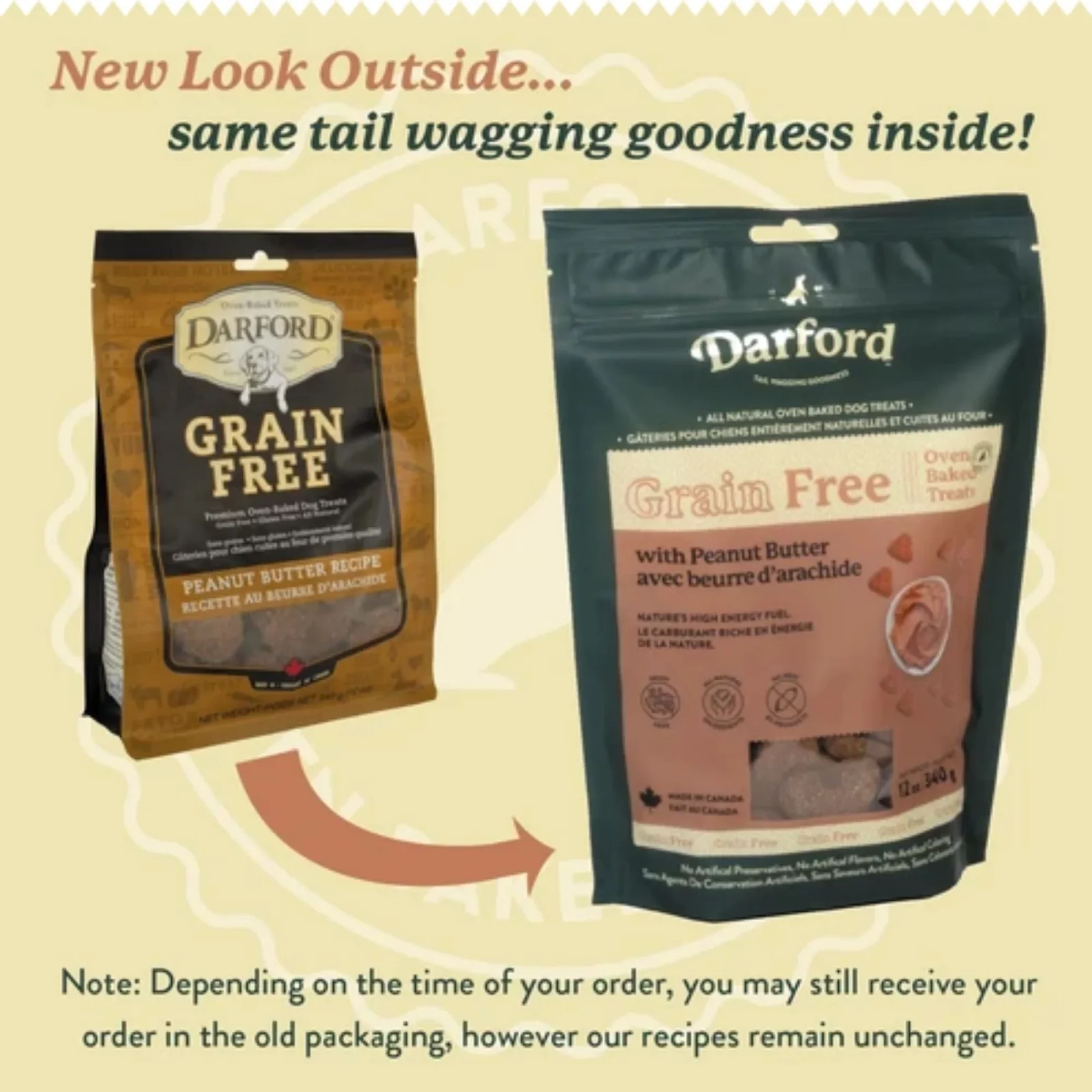 Darford Grain Free Peanut Butter Treat Dog 12oz. - Image 2
