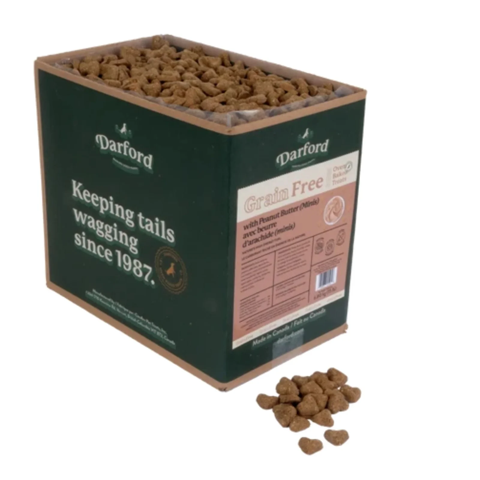 Darford Grain Free Peanut Butter / Veggie Mini Dog Treat 15lb.