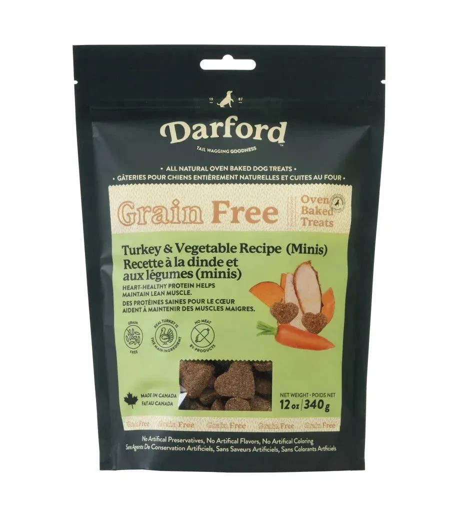 Darford® Grain Free Turkey Minis Dog Treats 12 Oz
