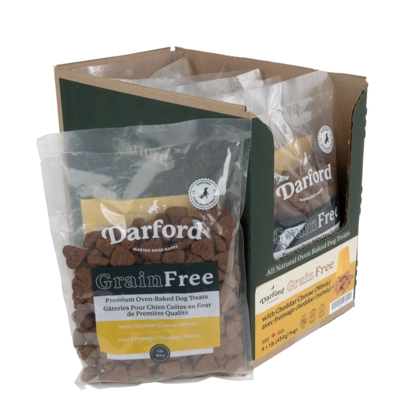 Darford Grain Free with ChedCheese Mini PrePacked Bulk 9 1 lb.