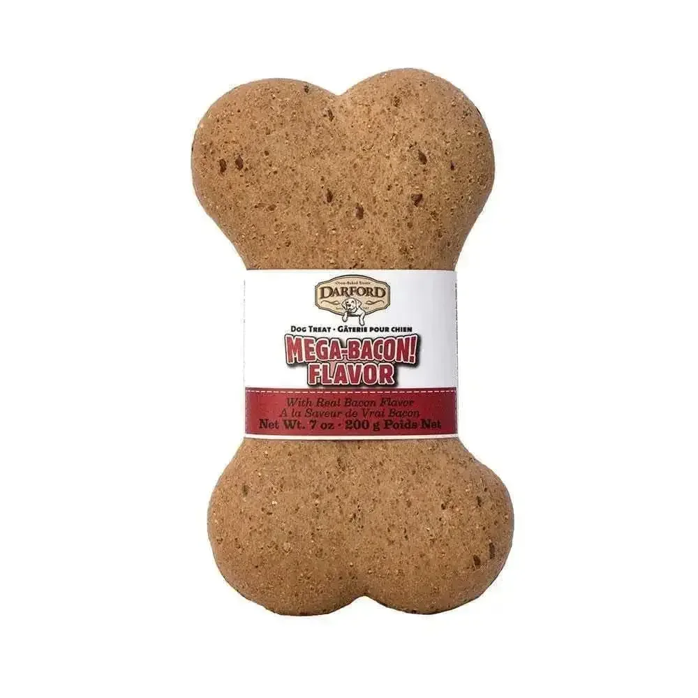 Darford® Mega-Bacon! Flavor Bone Dog Treats 7 Oz