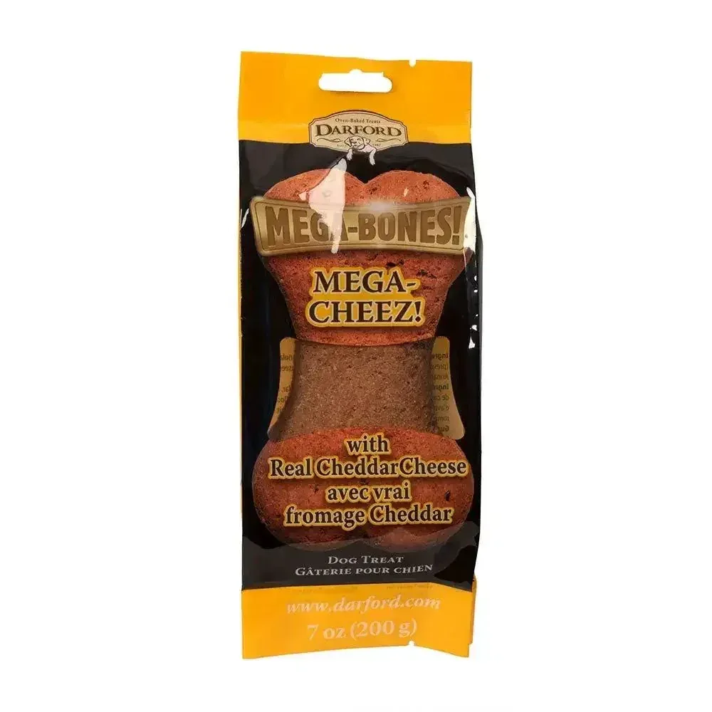 Darford® Mega-Cheez! Flavor Bone Dog Treat 7 Oz