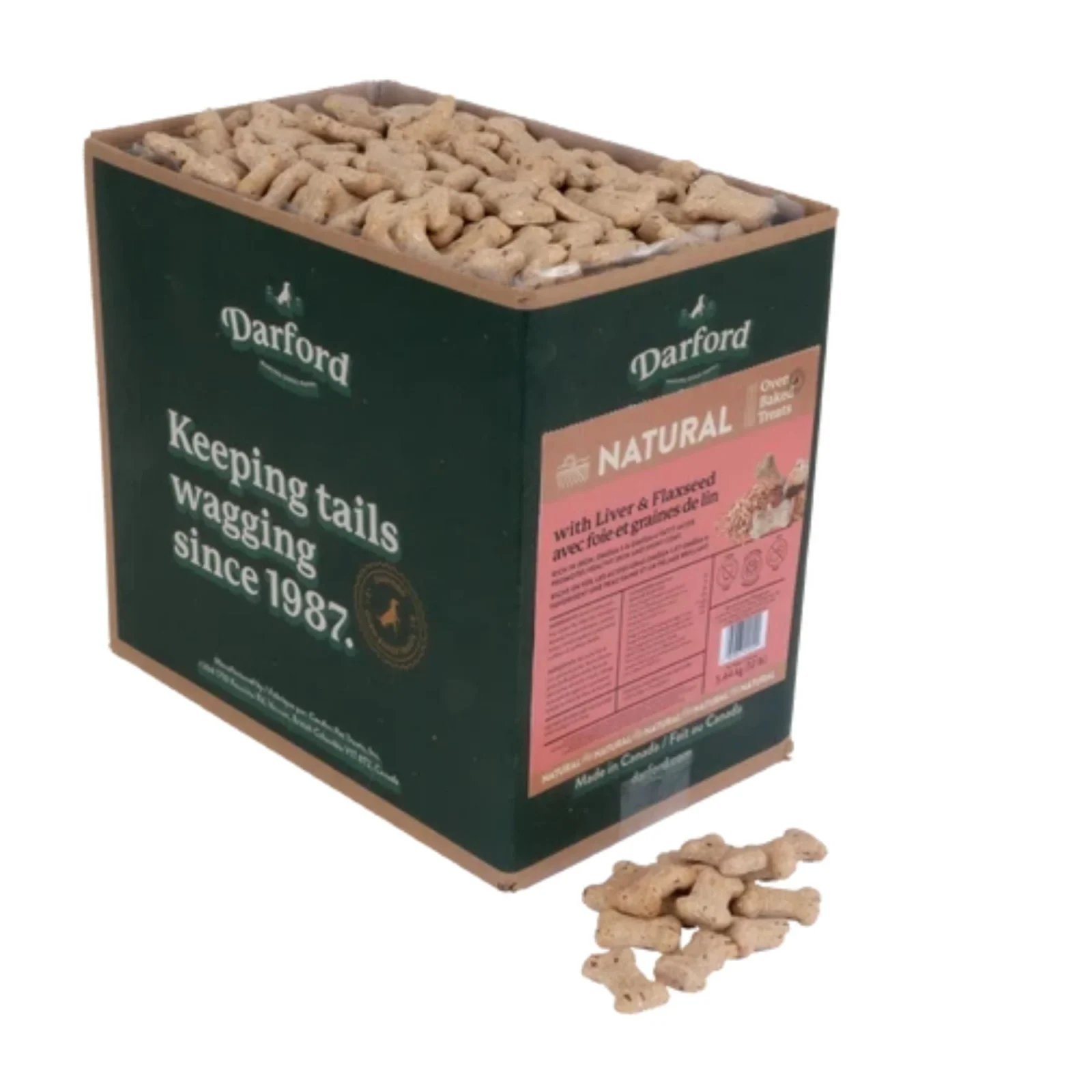 Darford Natural Mini Liver / Flaxseed Dog Treat 12 lb.