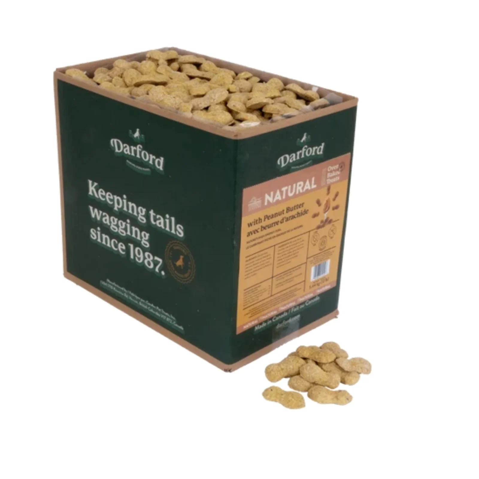 Darford Natural Peanut Butter Dog Treat 12 lb.