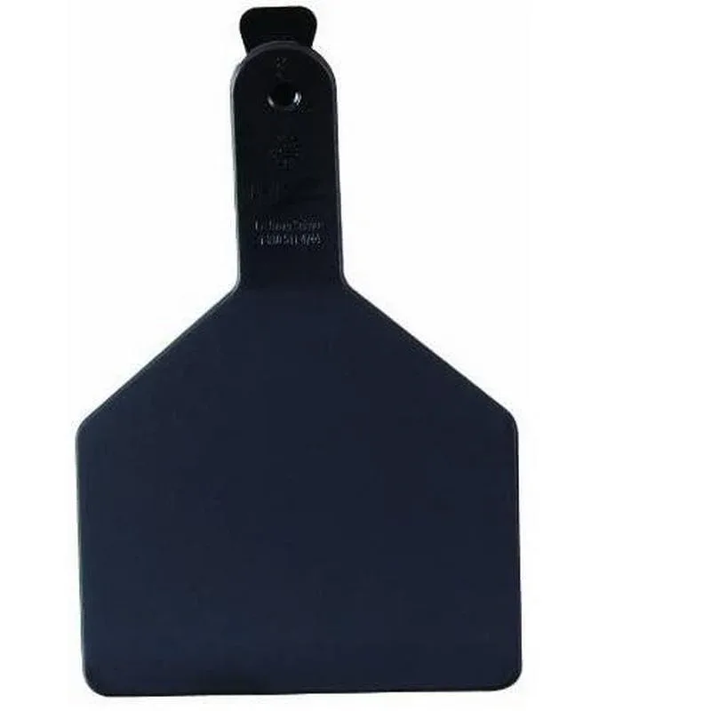 Datamars Z Tags 1piece Black Blank Cow Tag 100pk