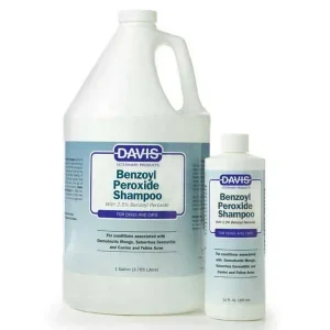 Davis 2.5% Benzoyl Peroxide Dog Grooming Shampoo
