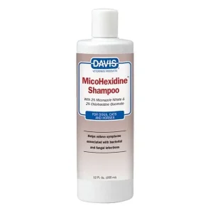 Davis MicoHexidine Dog Grooming Shampoo 12 oz