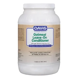 Davis Oatmeal Leave-On Dog Grooming Cond Gal