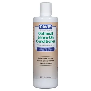 Davis Oatmeal Leave-On Dog Grooming Conditioner 12 oz