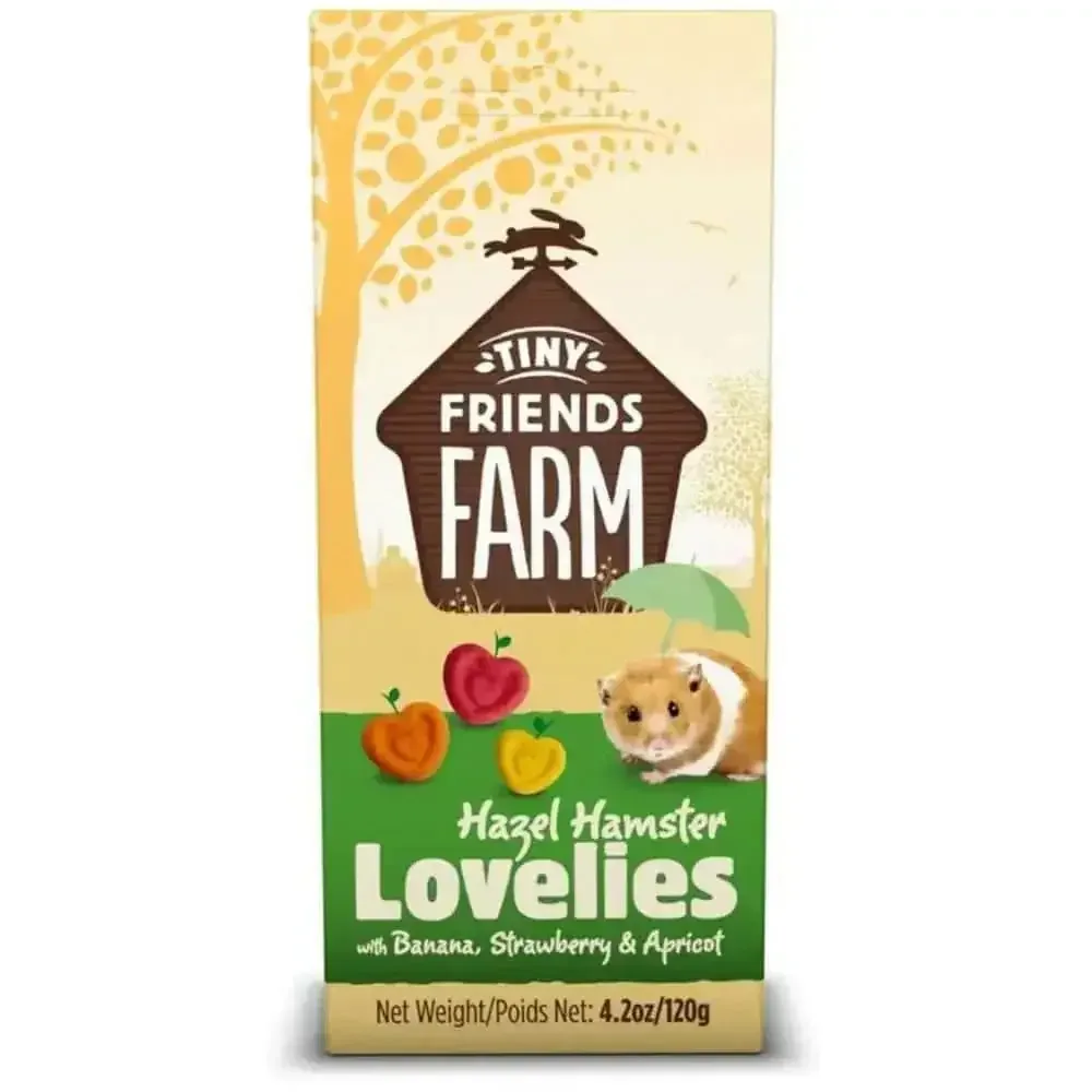 Delicious Hazel Hamster Treats with Banana, Strawberry & Apricot