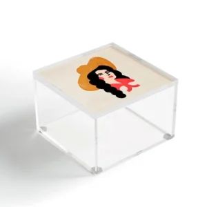Deny Designs Abstract Cowgirl Acrylic Box
