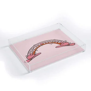 Deny Designs Howdy Cowboy Small Acrylic Tray