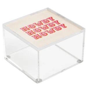 Deny Designs Howdy Howdy Acrylic Box