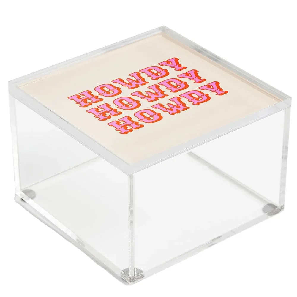 Deny Designs Howdy Howdy Acrylic Box