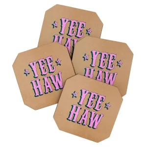 Deny Designs Yee Haw Full Rodeo Coaster Set