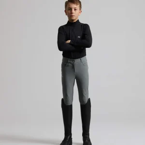 Derby Boys Riding Breeches Grey