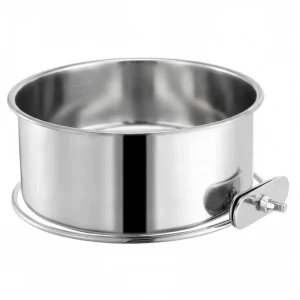 Detachable Pet Cage Food Water Bowl With Clamp Holder