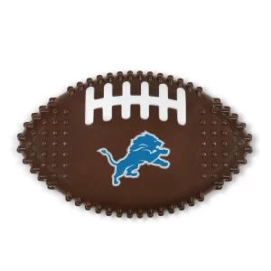 Detroit Lions Hard Nylon Football Dog Chew Toy