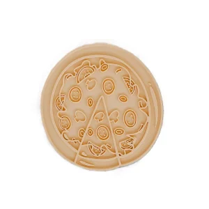 Dexypaws Pup-peroni Pizza Enrichment Lick Mat, Dog Slow Feeder