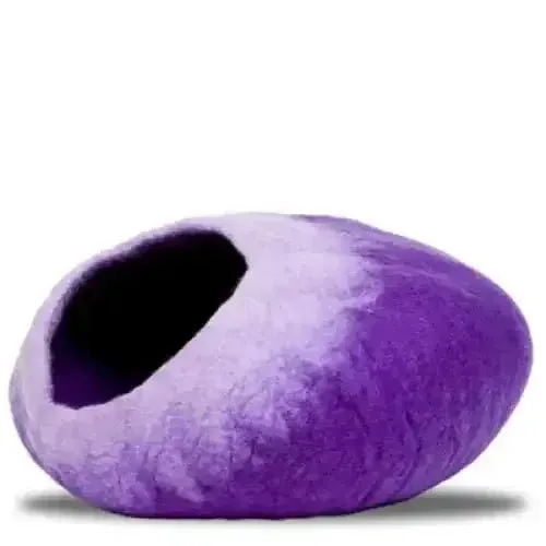 Dharma Dog Karma Cat Wool Pet Cave, Ombre,