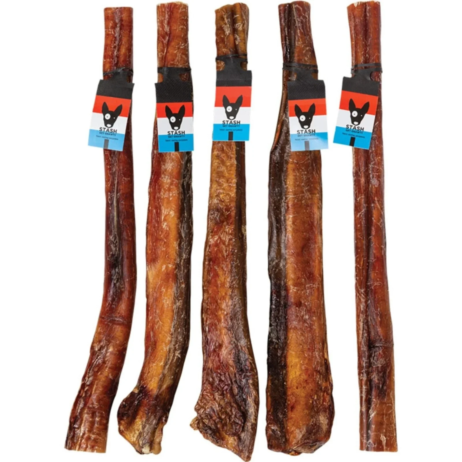 Diggin Your Dog USA Bully Sticks, Monster 12 Inches, 25-Count