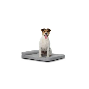Diggs Waterproof Memory Foam Crate Mat with Bolster, Multiple Sizes