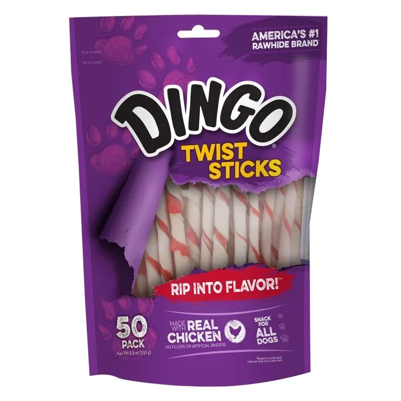 Dingo Twist Sticks Dog Treats
