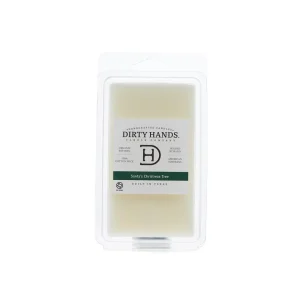 Dirty Hands Candle Company 4oz Santa Christmas Tree Wax Melt