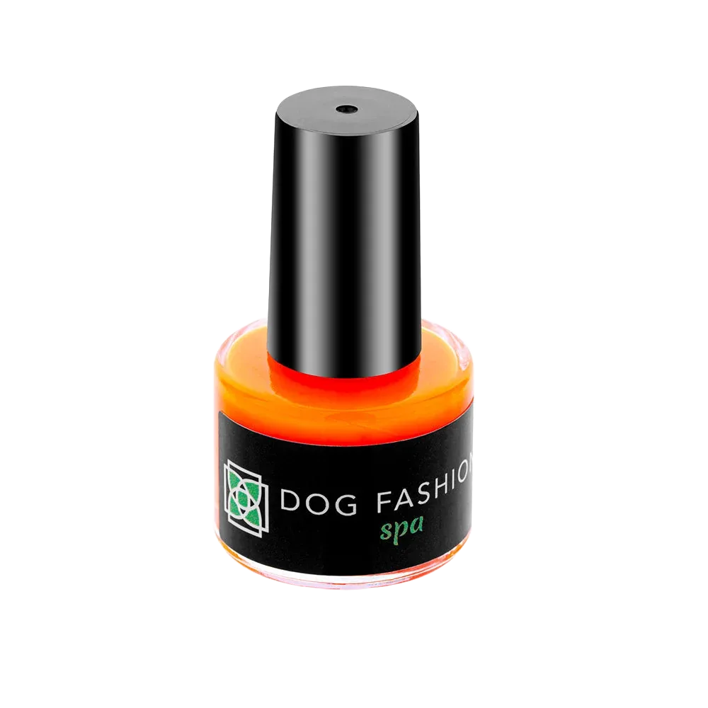 Disco Paw Orange Non-toxic Nail Polish by Dog Fashion Spa