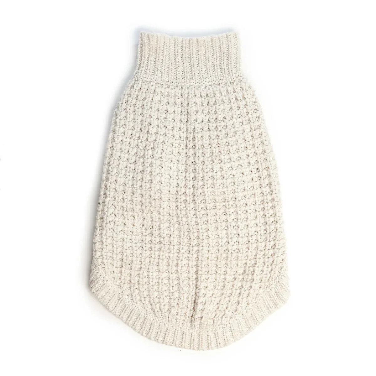 DNY | Chunky Knit Beach Sweater in Shell - Image 2