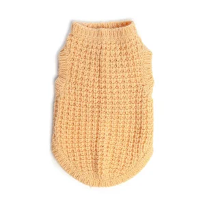 DNY | Chunky Knit Sleeveless Sweater in Summer Peach