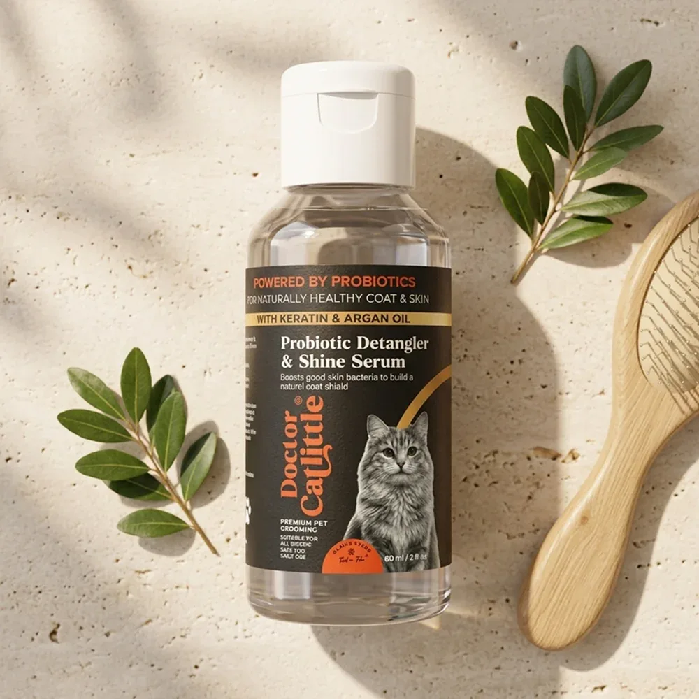 Doctor Catlittle Probiotic Dry Bath Shampoo for Cats - Image 2