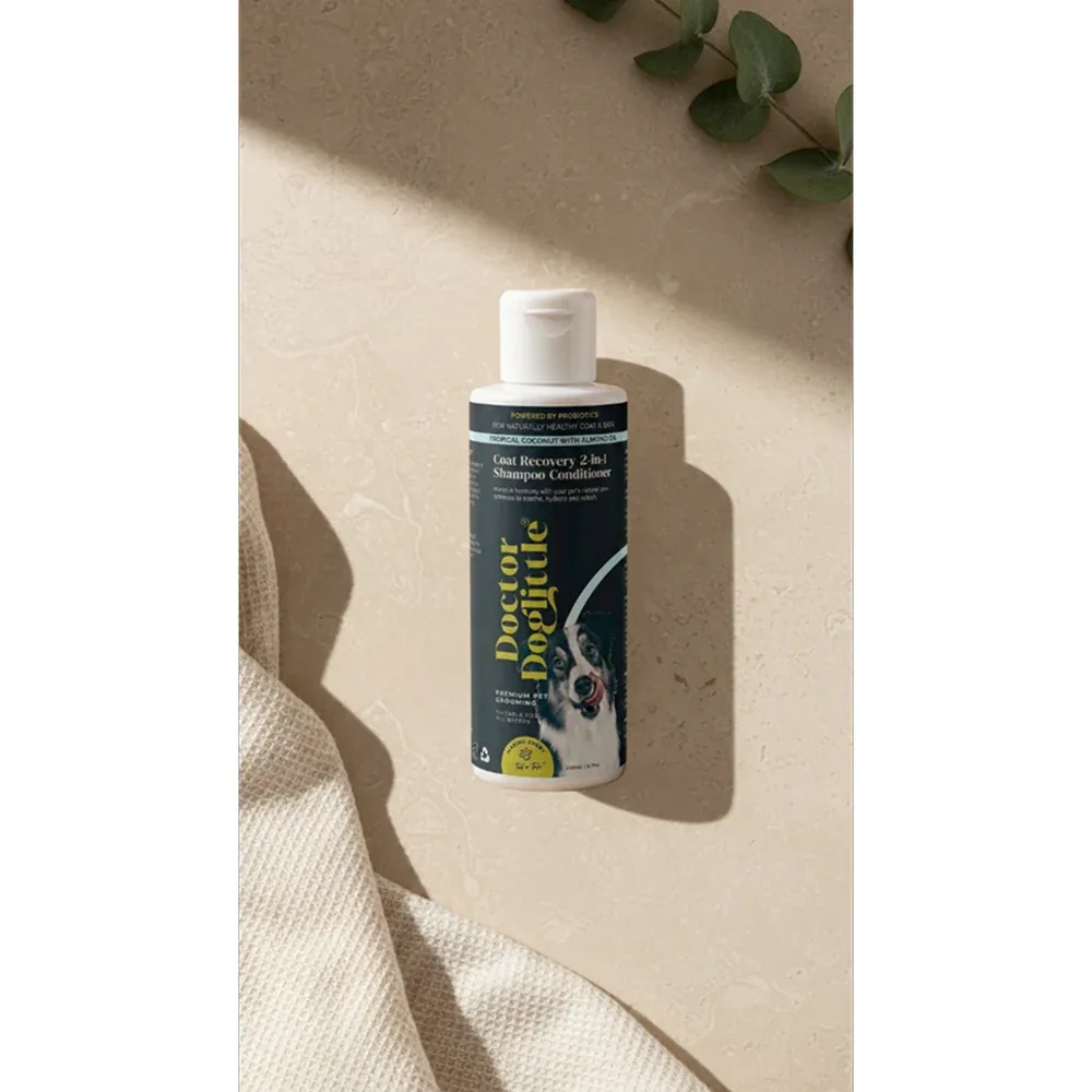 Doctor Doglittle Probiotic Coat Recovery 2 in 1 Shampoo Conditioner for Dogs - Image 2