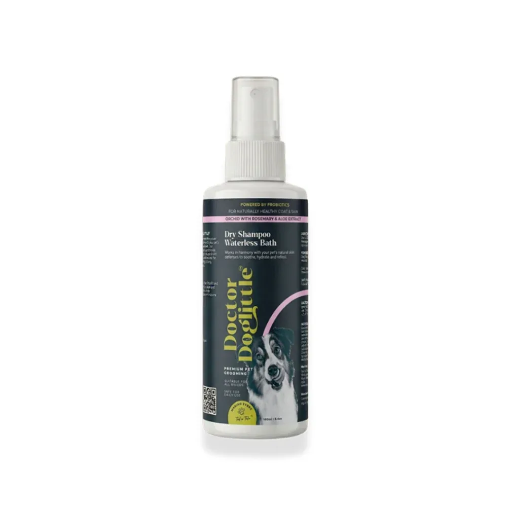 Doctor Doglittle Probiotic Dry Bath Shampoo for Dogs