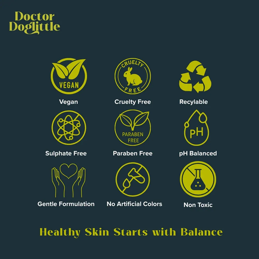 Doctor Doglittle Probiotic Sensitive Skin 2 in 1 Shampoo Conditioner for Dogs - Image 2