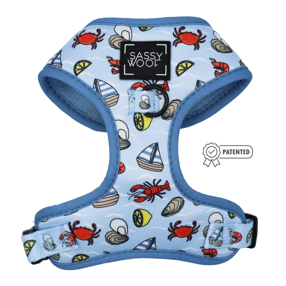Dog Adjustable Harness - Coastal Cuties