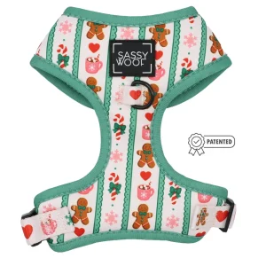 Dog Adjustable Harness - Cocoa & Cookies